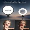 Ring Light with Stand for Zoom Meetings, 360 Rotate 10.5" Zoom Lighting for Computer Video Conference Light Desk Light, Full-Screen LED Lighting with Phone Holder for Live Streaming, Video Call view 3