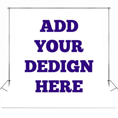 7 x 7 ft Custom Backdrop Personalized Photography Backdrops Customized Design Your Own Photos Picture Text Logo Kids Birthday Baby Shower Reveal Wedding Anniversary Party Decorations Banner