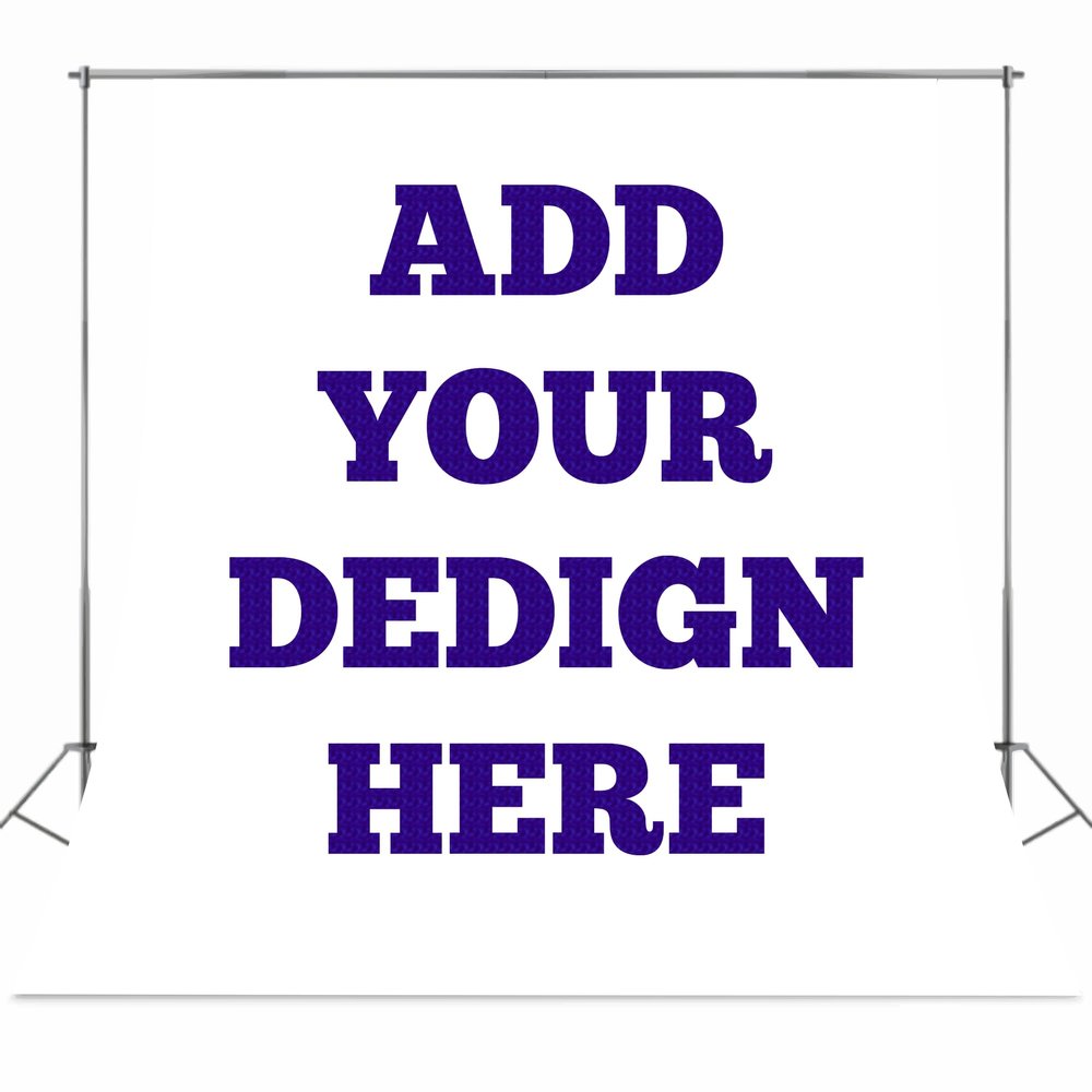 7 x 7 ft Custom Backdrop Personalized Photography Backdrops Customized Design Your Own Photos Picture Text Logo Kids Birthday Baby Shower Reveal Wedding Anniversary Party Decorations Banner