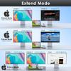 for 12-in-2 Docking Station MacBook Pro Triple Display Dual HDMI+VGA with 100W Power Adapter, 4K@60Hz Mac Dock for MacBook Pro Air M1/M2/M3 Pro with 2*HDMI VGA Ethernet SD/TF Audio 4*USB 96W PD US view 3
