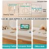 Over bed table with wheels adjustableRolling Laptop Desk Stretchable Lazy Multi-Functional DeskComputer Desk Standing Workstation for Laptop Study Work Hospital MedicalEasy To Assemble ( Size : 120 view 3