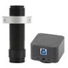 Joebo Microscope Kit 8MP 4K USB C-Mount Video Microscope Camera HD Electronic Digital Eyepiece for Stereo Biological Microscope Microscope Lens Adapters (Color : with 130x Lens) view 1