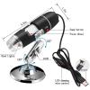 JOEBO Microscope Kit 1000x 8 LED USB 2.0 Digital Microscope Mini Camera with OTG Adapter and Metal Stand Microscope Lens Adapters view 2