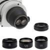 Microscope Kit Microscope Auxiliary Barlow Lens Big Attachment Objective Lens- WD165 WD30 0.5X 1.0X 0.7X 2.0X Assisted Auxiliary Industry Video Microscope Objectives Len Microscope Accessoires Barlow view 2