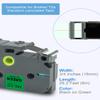 Absonic 3-Pack 18mm 0.7" Black on Green Label Tape Compatible for Brother Tze-741 Tze741 Tz-741 Tz741 3/4" P Touch Tze Tz Tape 18mm Green Label Maker for PTD410 PTD460 PTD610BT PTD400 PTP710BT PTP700 view 2