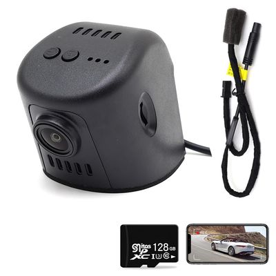 AutoBora Car Video Recorder Night Vision UHD 4K 2160P DVR Dash Cam Camera for Porsche Panamera Cayenne Carrera Taycan 971 911 992 9Y0 (128GB, Front 4K 2160P)