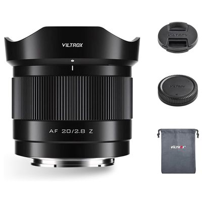 VILTROX 20mm f/2.8 Z Lens for Nikon, 20mm F2.8 Z-Mount Full Frame AFLens Prime Wide Angle Autofocus Lens for Nikon Z Camera Z5, Z6, Z7, Z8, Z9, Z30, Z50, and ZFC Models