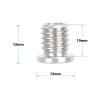 CAMVATE 5 Pieces 1/4"-20 Female to 3/8"-16 Male + Light Stand Mount + Quick Release Base Plate view 3
