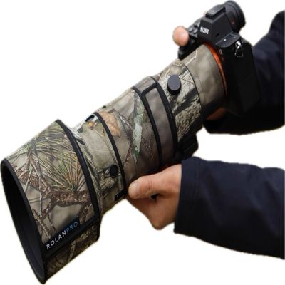 ROLANPRO Camouflage Lens Cover for Sigma 500mm F5.6 DG DN OS Sports E Mount Lens Protection Sleeve Case Raincover-#23 Brown Jungle camo Waterproof