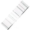 UFDIPLMY 3V 6 Lights 611mm LED Backlight Strip Compatible with Hisense 65 TV LB6507M V0 65H6570F 65H6510G H65B7100 H65B7300 HD650V1U72-T0L1 HE659XH H view 1