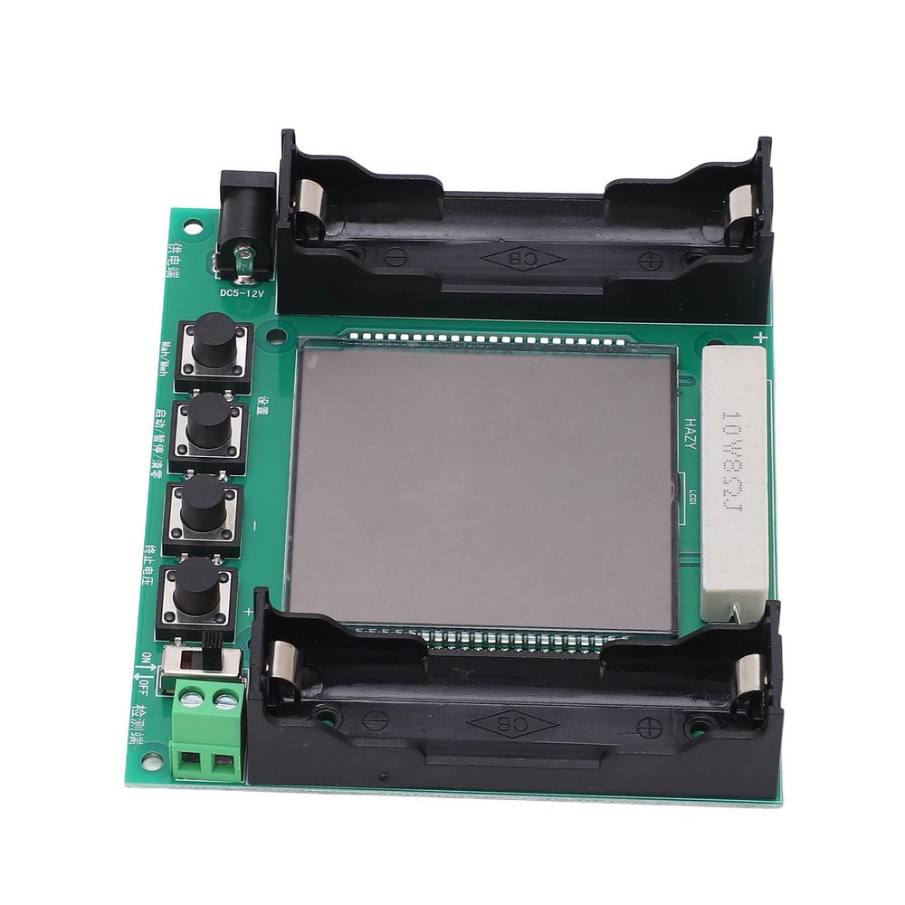 Lithium Battery Capacity Tester, Good Conductivity Clear Display MwH 10W 8? Digital Battery Tester M239 Efficient 2 Working Power Supply for Measurement