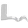 HITHUT Thumb Grip Metal Hot Shoe Grip for Nikon Z fc Camera Accessories Silver view 1