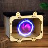 DirectNine Basics Hologram Projector - Compact Mobile Projector, Wooden Mobile Smartphone Hologram | 3d Hologram Smartphone holographiic Display Stands Projector, Smartphone Hologram Bracket for Phones view 2