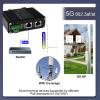 Elenzk 5G PoE Injector - Industrial 5 Gigabit IEEE802.3 at 30W Hardened POE Adapter with 12-48V DC Input DIN- Rail, IP40 Aluminum Case, for 5G Router/AP/Extender view 2