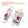 25A 18MM Mini 230V 50/60Hz RCBO 1P+N 6KA Residual Current Differential Automatic Circuit Breaker Over Current Leakage Protection view 3