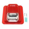 Maxmoral Fire Alarm Fire Sound and Light Alarm 12/24V DC Wired Fire Alarm Strobe Siren Sound Alarm Safety System Sensor with LED Flashing Light Indicator view 2