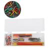 Respicefinem 140pcs U Shape Solderless Breadboard Jumper Cable Wire Kit Jumper Wires Hookup Wires with a Clear Storage Box, for DIY Circuit Boards, Industrial Instrumentation view 3