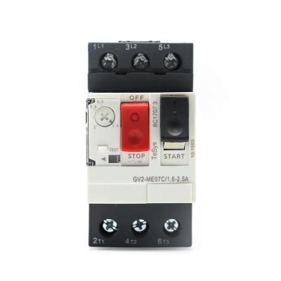 PGMTDEFXJO Electronic Starter Starter Series Electronic Starter Protector Electronic Starter Circuit Breaker Push Button 3P Thermal Magnetic Type Electronic Starter Breaker (Size : GV2ME08C 2.5-4A)