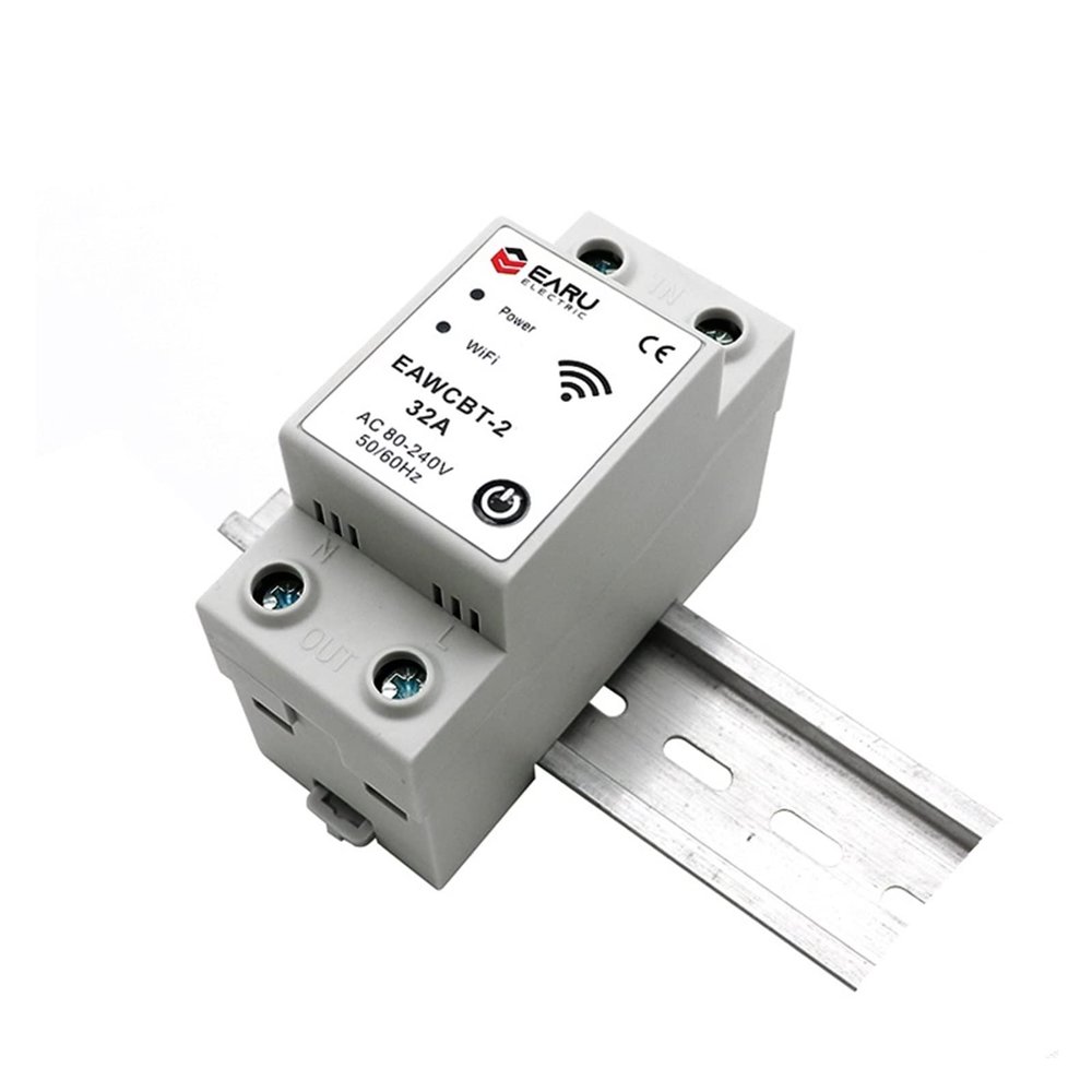 1P+N Smart Circuit Breaker Time Relay Switch Voice Remote Control by (Size : 63A)