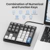 Kisnt 34 Keys Wired &Wireless Mechanical Number Pad (Gateron Red Switch) view 4