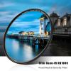 GREEN.L 82mm ND1000 Filter, 10 Stop ND Filter 82mm, Super Slim Multi-Layer Nano Coatings Fixed Neutral Density Filter view 2