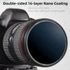 GREEN.L 82mm ND1000 Filter, 10 Stop ND Filter 82mm, Super Slim Multi-Layer Nano Coatings Fixed Neutral Density Filter view 4