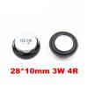 WENBIXIA 2pcs 1 Inch 28mm Woofer Speaker 4OHM 3W 8 ohm 8R 2W Magnet Full Range Speaker Bass Audio Round Square Loudspeaker (Color : 3W 4 ohm 28MM) view 2