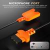 Fodsports High Resolution Sound Quality Speakers Headphone Cable, Only for FX8 PRO Motorcycles Bluetooth Intercom Accessories Kit (Boom Microphone and Button Microphone) view 3