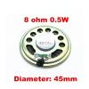 WENBIXIA 0.5W 1W 2W 8R 16R 32R Speaker 8 Ohm 32 Ohm Loud Speaker Diameter 20mm 23mm 26mm 28mm 30mm 32mm 36mm 40mm 45mm Loudspeaker (Color : 0.5W8R 45MM) view 2