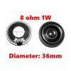 WENBIXIA 0.5W 1W 2W 8R 16R 32R Speaker 8 Ohm 32 Ohm Loud Speaker Diameter 20mm 23mm 26mm 28mm 30mm 32mm 36mm 40mm 45mm Loudspeaker (Color : 1W8R 36MM) view 2