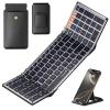 ProtoArc Backlit Foldable Keyboard, XK01 Plus Folding Portable Bluetooth Keyboard for Travel, True Full Size External Wireless Keyboards with Backlight for iPad Tablet Smartphone Laptop PC view 1