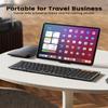 ProtoArc Backlit Foldable Keyboard, XK01 Plus Folding Portable Bluetooth Keyboard for Travel, True Full Size External Wireless Keyboards with Backlight for iPad Tablet Smartphone Laptop PC view 4
