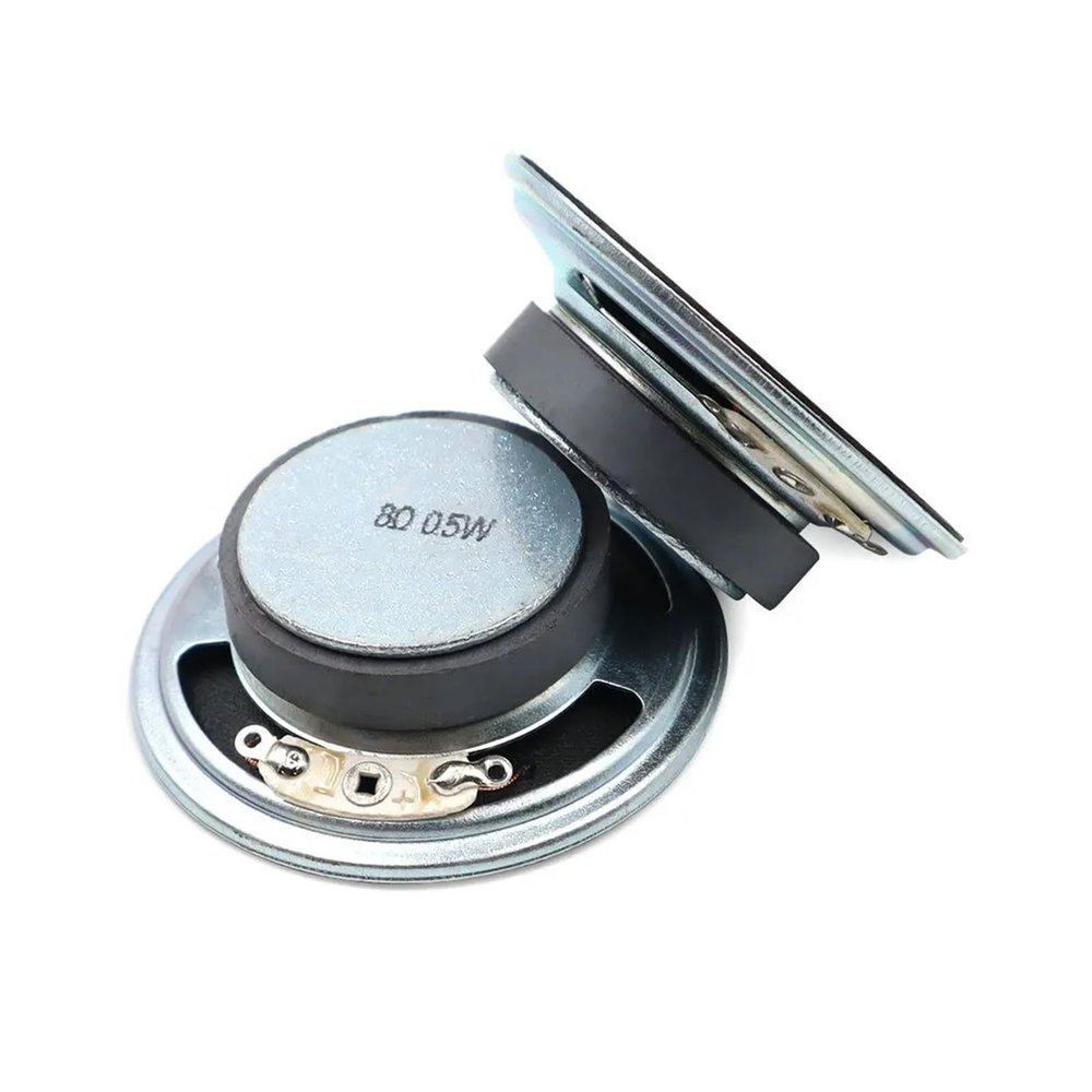 WENBIXIA 2Pcs 50MM 8Ohm 0.5W Speaker 50 * 15MM Outer Magnetic 2 Inch 50 MM 8 Ohm 0.5 Loudspeaker