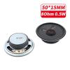 WENBIXIA 2Pcs 50MM 8Ohm 0.5W Speaker 50 * 15MM Outer Magnetic 2 Inch 50 MM 8 Ohm 0.5 Loudspeaker view 2