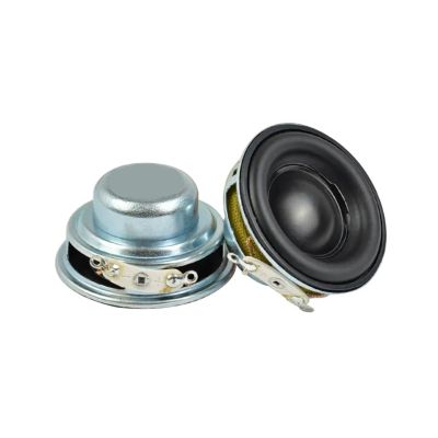 WENBIXIA 2Pcs 40MM Audio Portable Speakers 16 Core 4 Ohm 5W Full Range Speaker Rubber Side NdFeB Magnetic Speaker (Color : 2pcs Speaker)