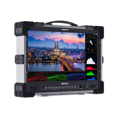 SEETEC P215 PRO-CO 21.5 Inch 1000nit High Brightness Carry on Podcast Broadcast Monitor with Waveform 3D LUT HDR and SDI HDMI Input Output, HDMI Support 4K 60P