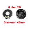 WENBIXIA 0.5W 1W 2W 8R 16R 32R Speaker 8 Ohm 32 Ohm Loud Speaker Diameter 20mm 23mm 26mm 28mm 30mm 32mm 36mm 40mm 45mm Loudspeaker (Color : 1W8R 40MM) view 2