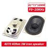 WENBIXIA 2PCS 4070 3W 4Ohm TV Speaker Horn Loud Speaker 7040 4 Ohms 3 Watt 4R 40 * 70MM 70 * 40MM Thickness 18MM 41 * 71 * 18MM view 2