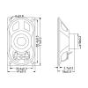 WENBIXIA 2PCS 4070 3W 4Ohm TV Speaker Horn Loud Speaker 7040 4 Ohms 3 Watt 4R 40 * 70MM 70 * 40MM Thickness 18MM 41 * 71 * 18MM view 3