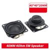 1PCS 1.5 Inch 4040 Internal Magnetic Speaker 4 Ohm 3W 5W Bass Multimedia 40MM 4Ohm 3 5 Watt Small Loudspeaker with Fixing Hole (Color : 1PCS 4040 4R5W) view 2