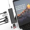 Surface Pro 8/9/X/10/11 Docking Station - Surface Pro 11 USB C Adapter Multiport Hub with 4K HDMI, Thunderbolt 4, USB 3.0, SD/TF Reader, 3.5mm Audio Surface Pro Copilot Accessories view 1