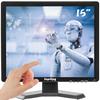 Suprlipy 15 Inch Touch Screen Monitor 1024x768 Support HDMI VGA AV USB BNC, 10 Points Capacitive Touch TFT LED Monitor for Laptop PC Xbox PS5/PS4 Switch POS Systems Built-in LounSpeakers view 1