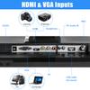 Suprlipy 15 Inch Touch Screen Monitor 1024x768 Support HDMI VGA AV USB BNC, 10 Points Capacitive Touch TFT LED Monitor for Laptop PC Xbox PS5/PS4 Switch POS Systems Built-in LounSpeakers view 4