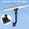 Starlink Gen 3 Wall Mount, Include Aluminum Alloy Gen 3 Pipe Adapter, Adjustable Tilt 160 Degree for Better Signal, Starlink Mounting Kit, Compatible with Starlink Gen3(V3) Dish view 2