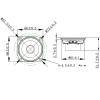 WENBIXIA 2Pcs 2.5 Inch 66MM Audio Square Speaker 38MM Magnet 8 Ohm 5W Full Range Speaker Audio Sound Amplifier Home Theater Loudspeaker view 2