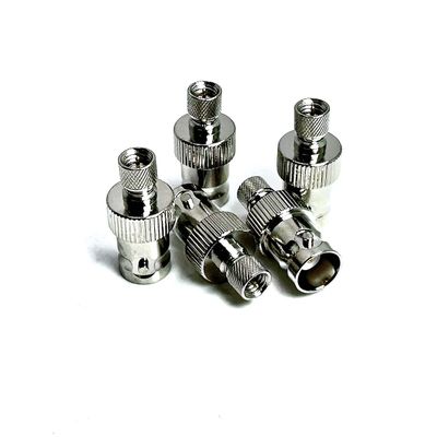 RFVOTON Connector 10-32 Male to BNC Female Coaxial Connector Low Loss RF Coax Adapter for Antennas, Wireless LAN Devices, Coaxial Cable, WiFi, Ham or Handheld Radios, Scanner, SDR Pack of 5