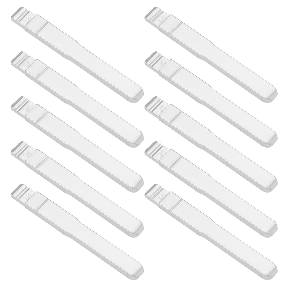eMagTech 10pcs HU101 Key Blades Blank Uncut Remote Key Blades No.38 Blank Key Blades Compatible with Chana Compatible with Ford Compatible with Focus