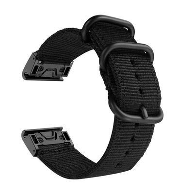 BRART 22mm Watchband For Garmin Fenix 7 6 5 Nylon Canvas Watch Band Forerunner 935 945 Fenix6 Pro Fenix7 Quick Easyfit Wrist Strap (Color : A, Size : For Forerunner 935 945)