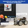 SunFounder PiCar-X AI Video Robot Car Kit with Raspberry Pi Zero 2 W+32G TF Card, ChatGPT-4o Enabled with Video Recognition, Python, Scratch, Camera, Mic view 3