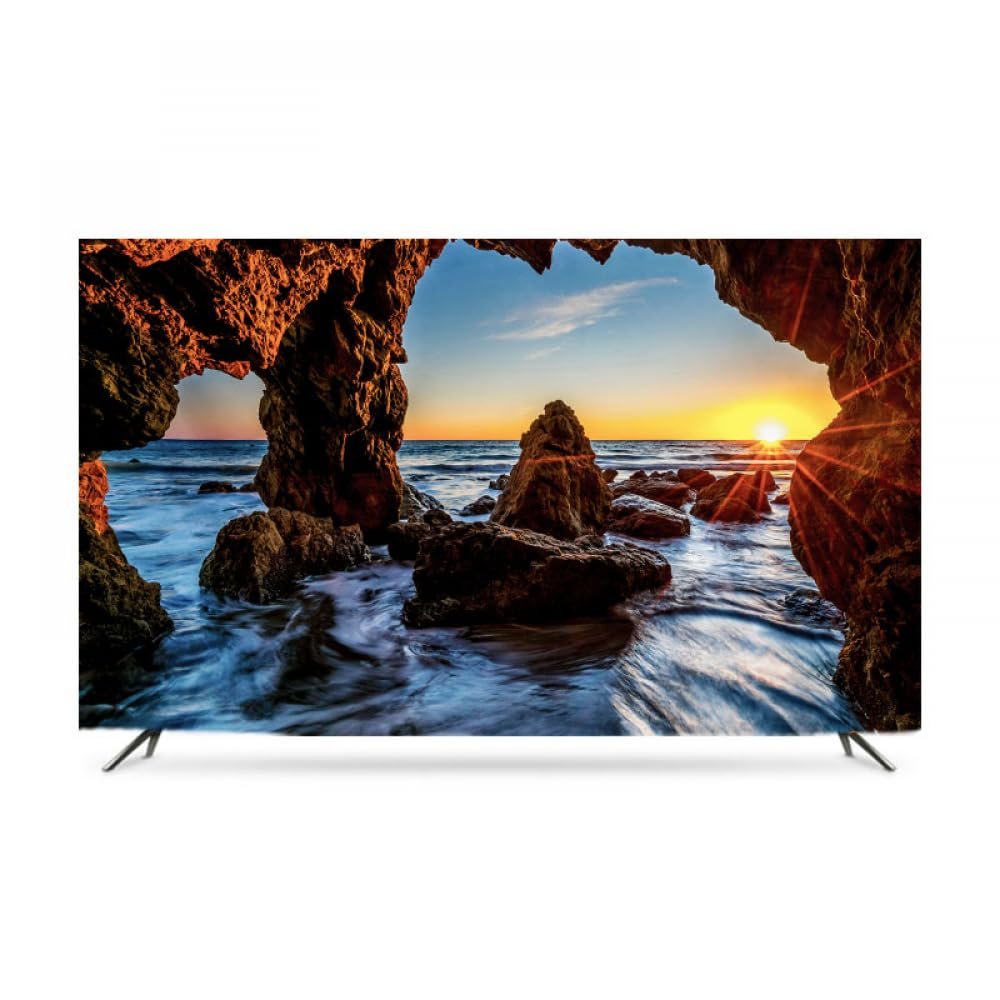 GSGC TV Cover TV Dust Cover Indoor 32-80 Inch LCD/LED TV Screen Protector Blue Printing Pattern Inside TV Display Cover Flat Liquid Crystal Television/Computer Art Decorative Cover-Blue-2||40-43 inch